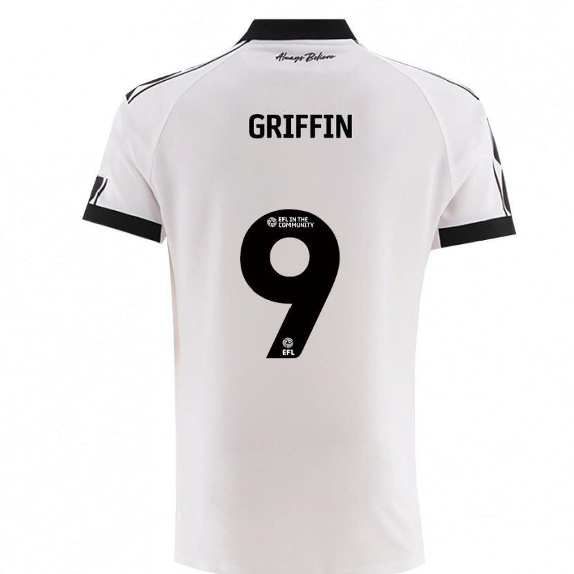 Danxen Homem Camisola Jack Griffin #9 Branco Preto Alternativa 2025/26 Camisa Brasil