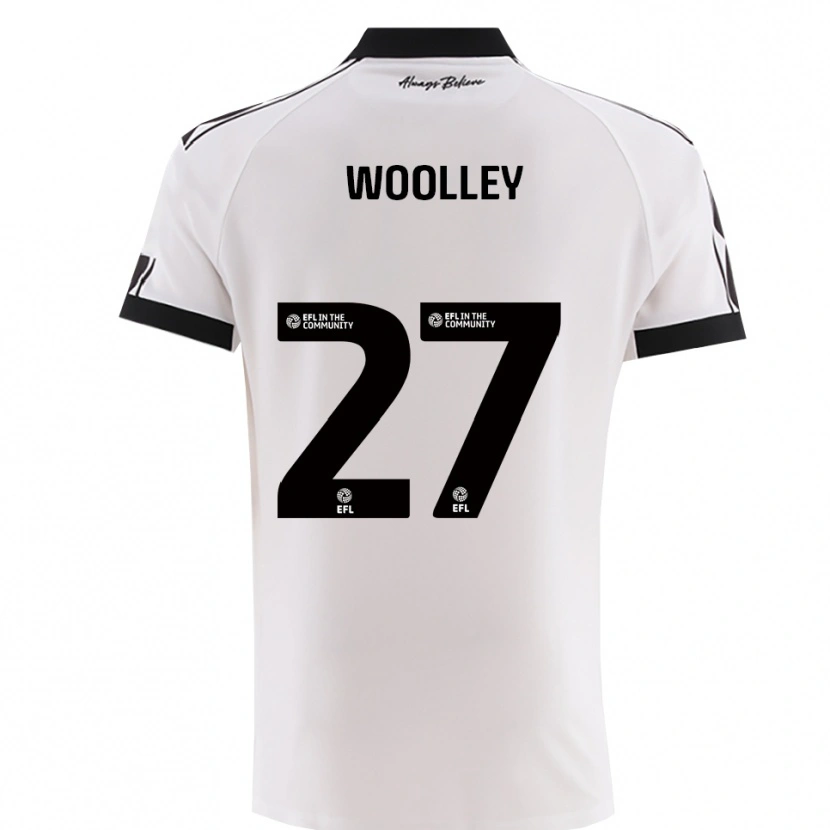 Danxen Homem Camisola Jesse Woolley #27 Branco Preto Alternativa 2025/26 Camisa Brasil