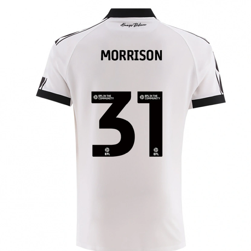 Danxen Homem Camisola Elijah Morrison #31 Branco Preto Alternativa 2025/26 Camisa Brasil