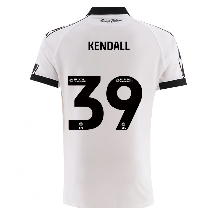 Danxen Homem Camisola Maya Kendall #39 Branco Preto Alternativa 2025/26 Camisa Brasil