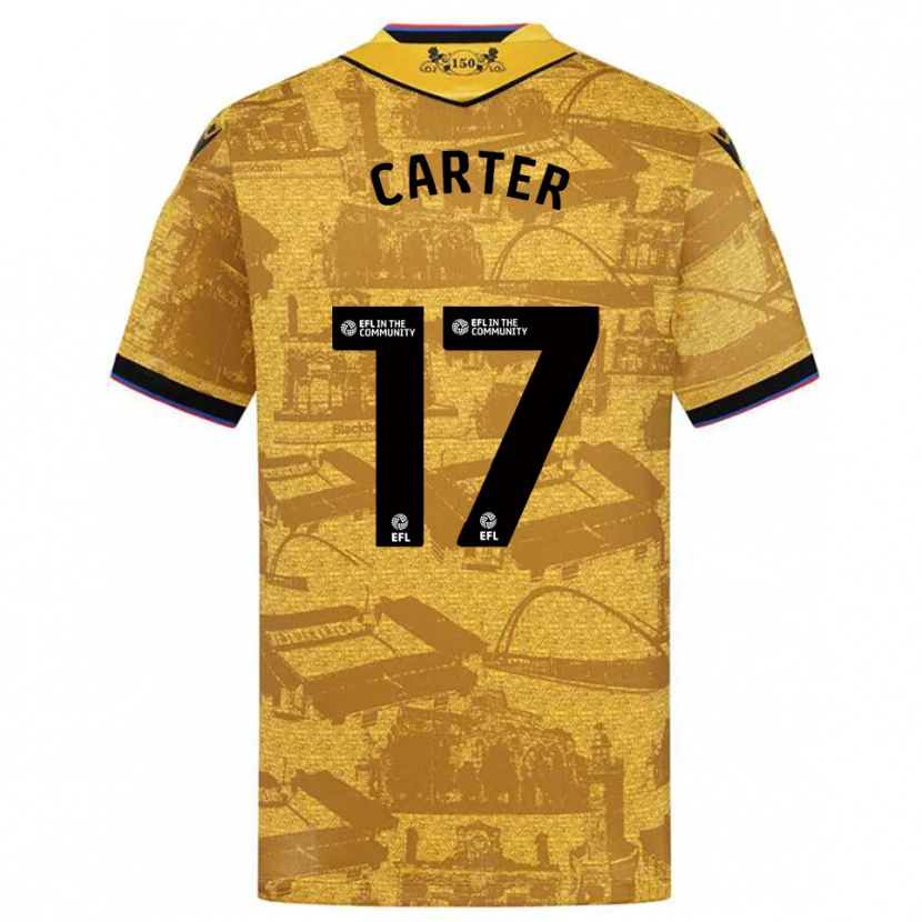 Danxen Homem Camisola Hayden Carter #17 Dourado Preto Alternativa 2025/26 Camisa Brasil