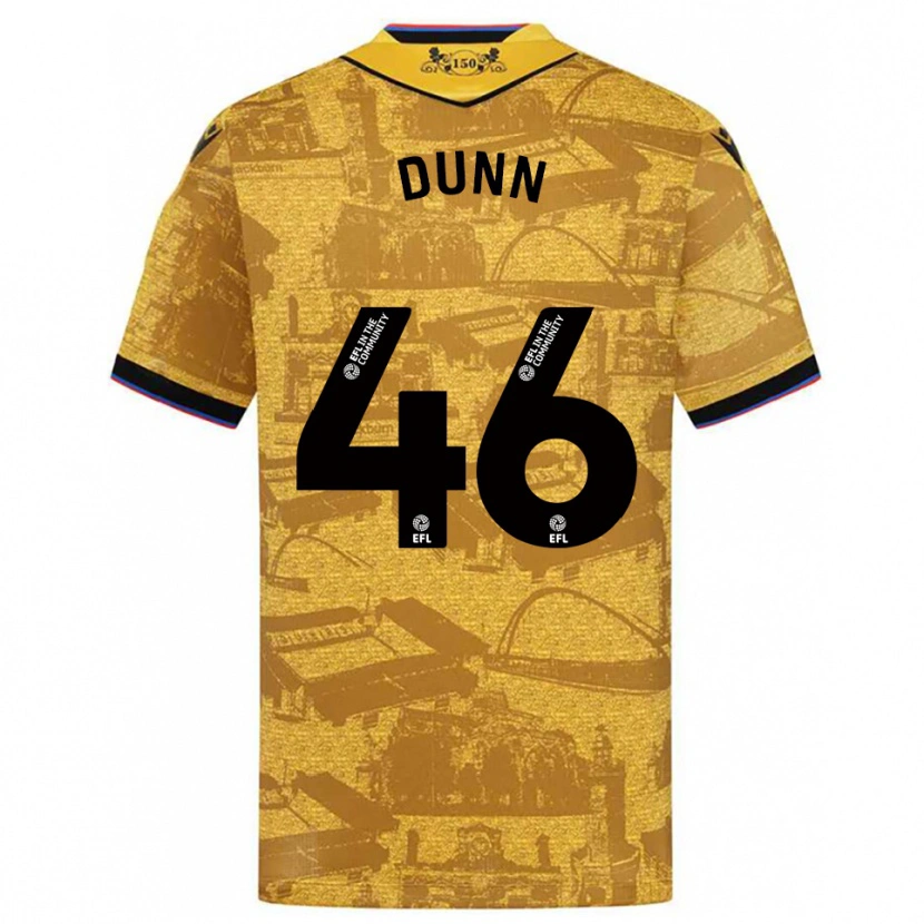 Danxen Homem Camisola Isaac Dunn #46 Dourado Preto Alternativa 2025/26 Camisa Brasil