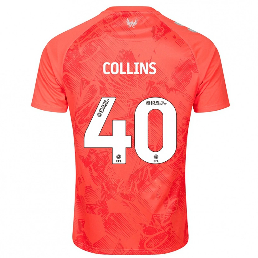 Danxen Homem Camisola Brad Collins #40 Laranja Branco Alternativa 2025/26 Camisa Brasil