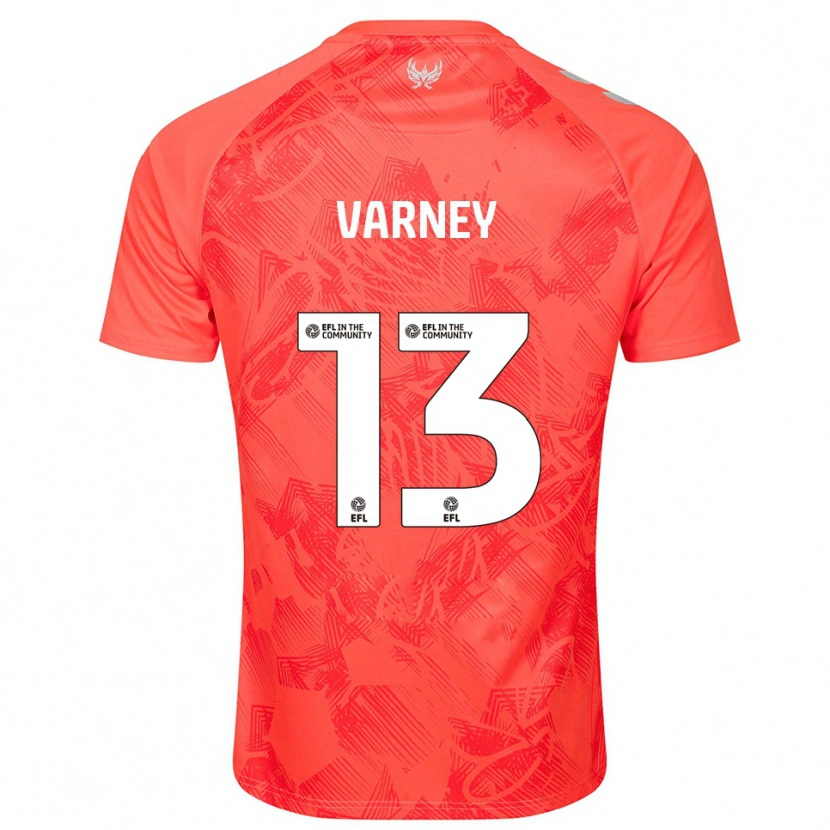 Danxen Homem Camisola Oscar Varney #13 Laranja Branco Alternativa 2025/26 Camisa Brasil