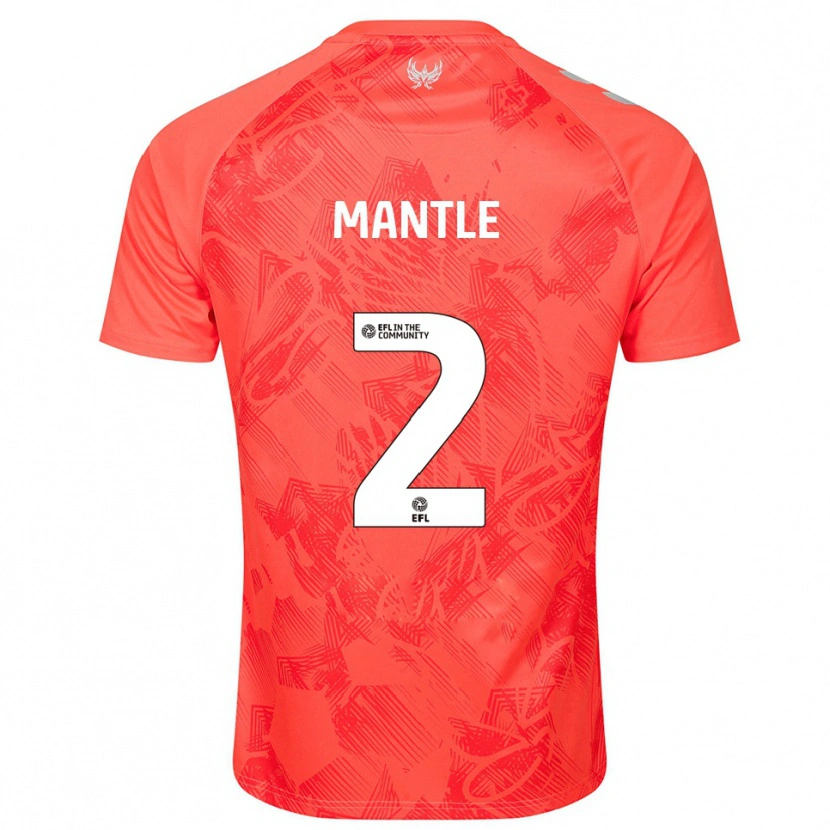 Danxen Homem Camisola David Mantle #2 Laranja Branco Alternativa 2025/26 Camisa Brasil