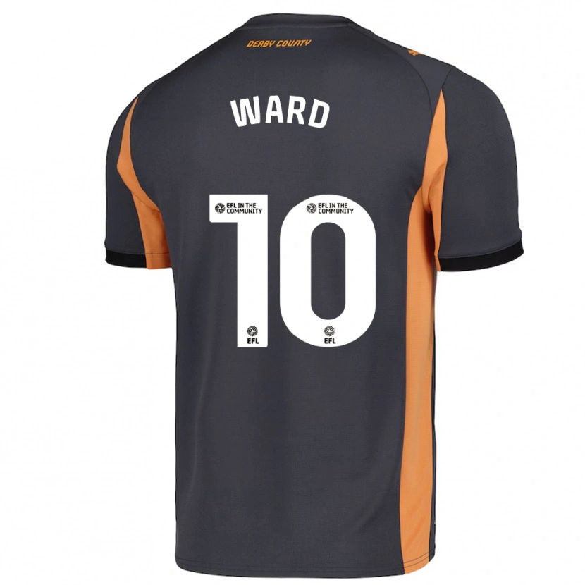 Danxen Homem Camisola Hannah Ward #10 Cinza Laranja Preto Alternativa 2025/26 Camisa Brasil