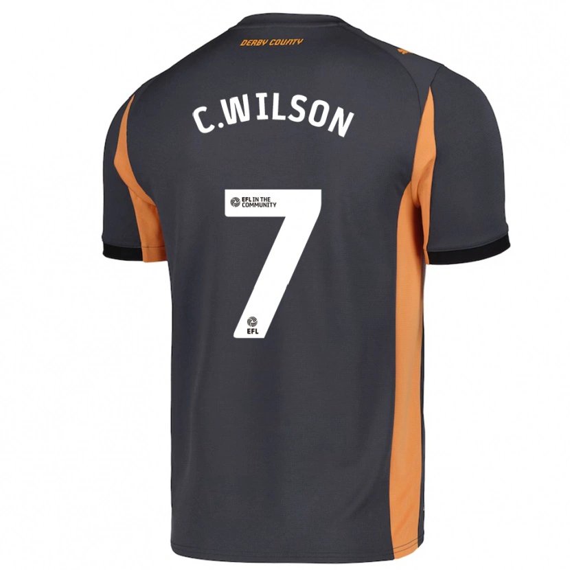 Danxen Homem Camisola Cameron Wilson #7 Cinza Laranja Preto Alternativa 2025/26 Camisa Brasil