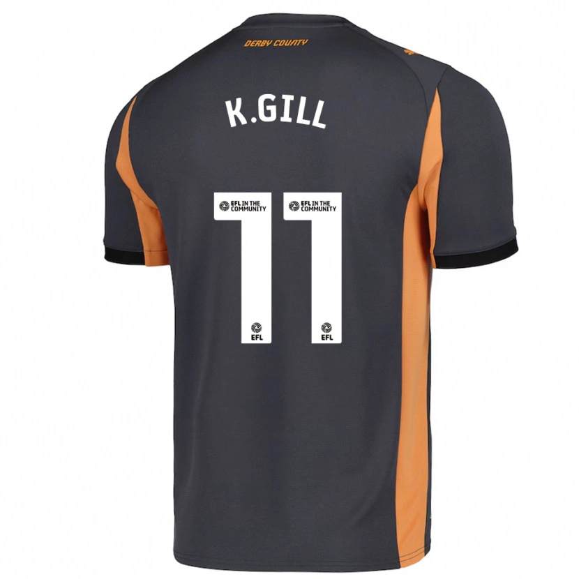 Danxen Homem Camisola Kacey Gill #11 Cinza Laranja Preto Alternativa 2025/26 Camisa Brasil