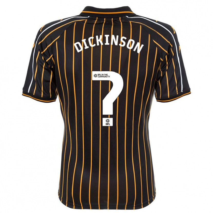 Danxen Homem Camisola George Dickinson #0 Branco Preto Alternativa 2025/26 Camisa Brasil
