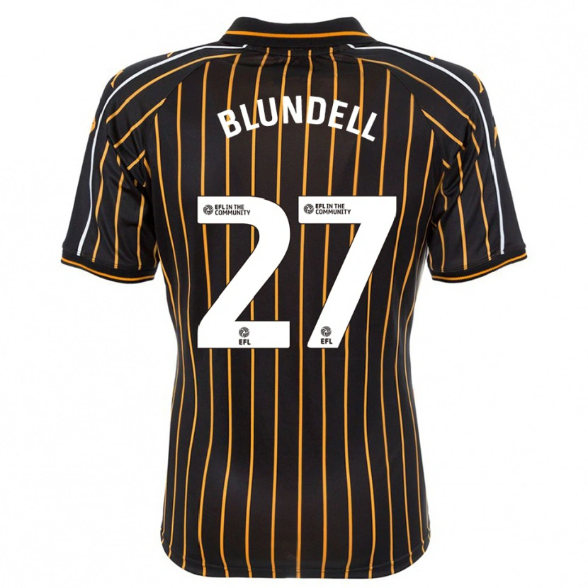 Danxen Homem Camisola Maddie Blundell #27 Branco Preto Alternativa 2025/26 Camisa Brasil