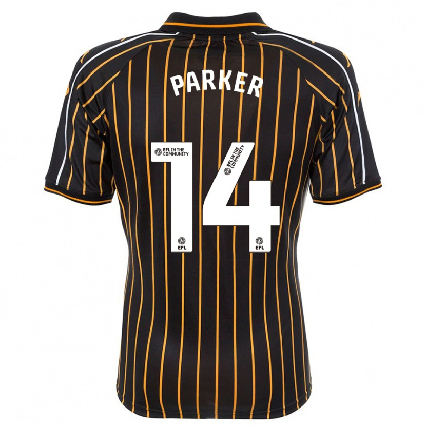 Danxen Homem Camisola Hugh Parker #14 Branco Preto Alternativa 2025/26 Camisa Brasil