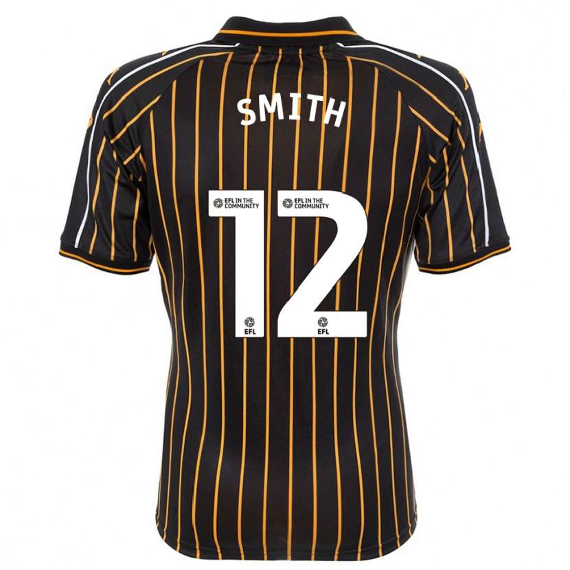 Danxen Homem Camisola Emily Smith #12 Branco Preto Alternativa 2025/26 Camisa Brasil