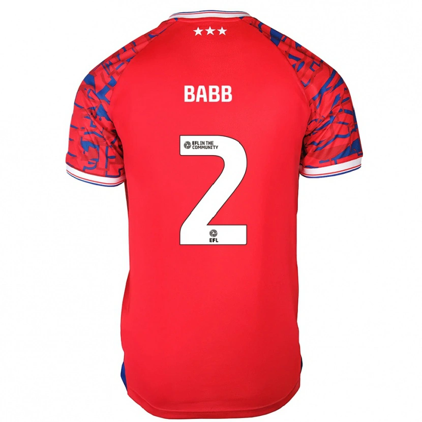 Danxen Homem Camisola Daniel Babb #2 Vermelho Azul Alternativa 2025/26 Camisa Brasil
