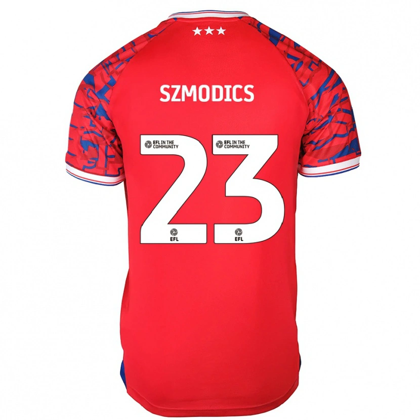 Danxen Homem Camisola Sammie Szmodics #23 Vermelho Azul Alternativa 2025/26 Camisa Brasil