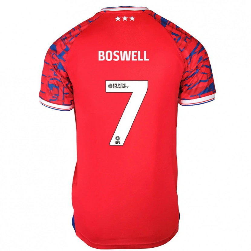 Danxen Homem Camisola Ashton Boswell #7 Vermelho Azul Alternativa 2025/26 Camisa Brasil