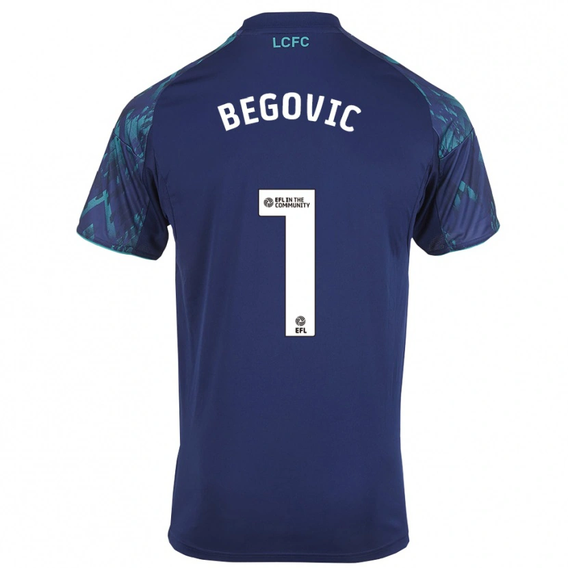 Danxen Homem Camisola Asmir Begovic #1 Azul Marinho Verde Branco Alternativa 2025/26 Camisa Brasil