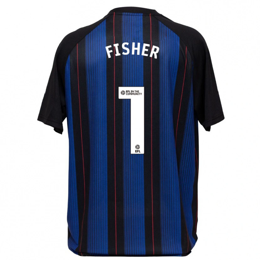 Danxen Homem Camisola Nathan Fisher #1 Azul Preto Alternativa 2025/26 Camisa Brasil