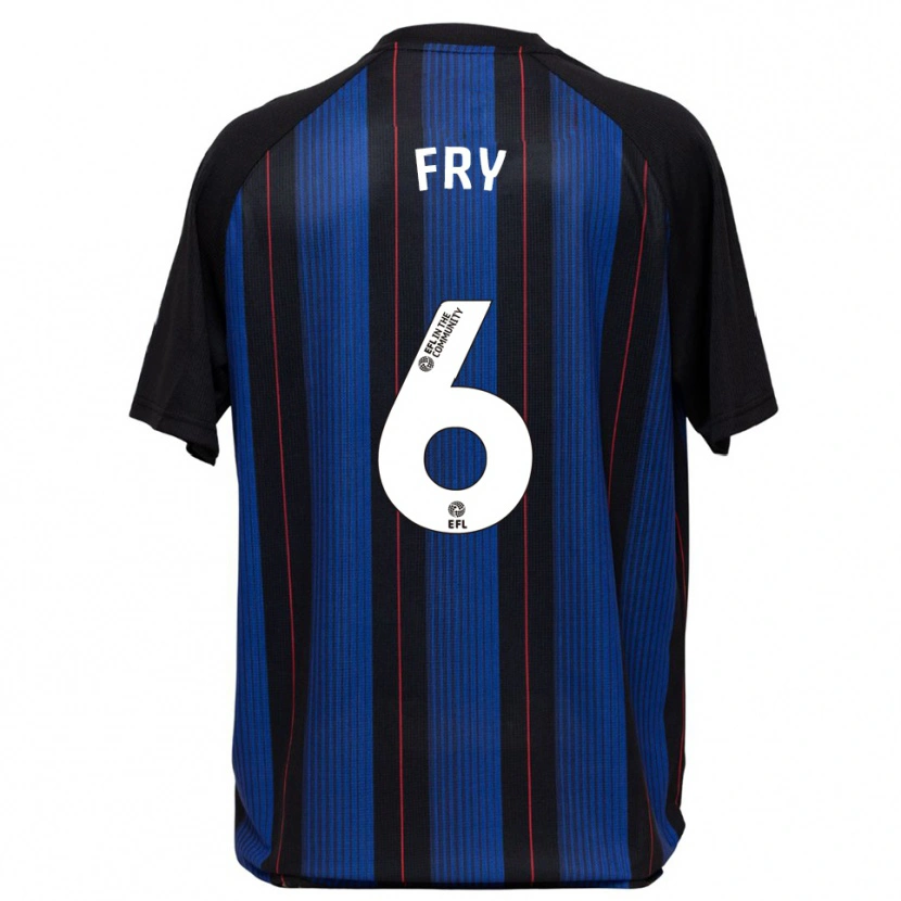 Danxen Homem Camisola Dael Fry #6 Azul Preto Alternativa 2025/26 Camisa Brasil