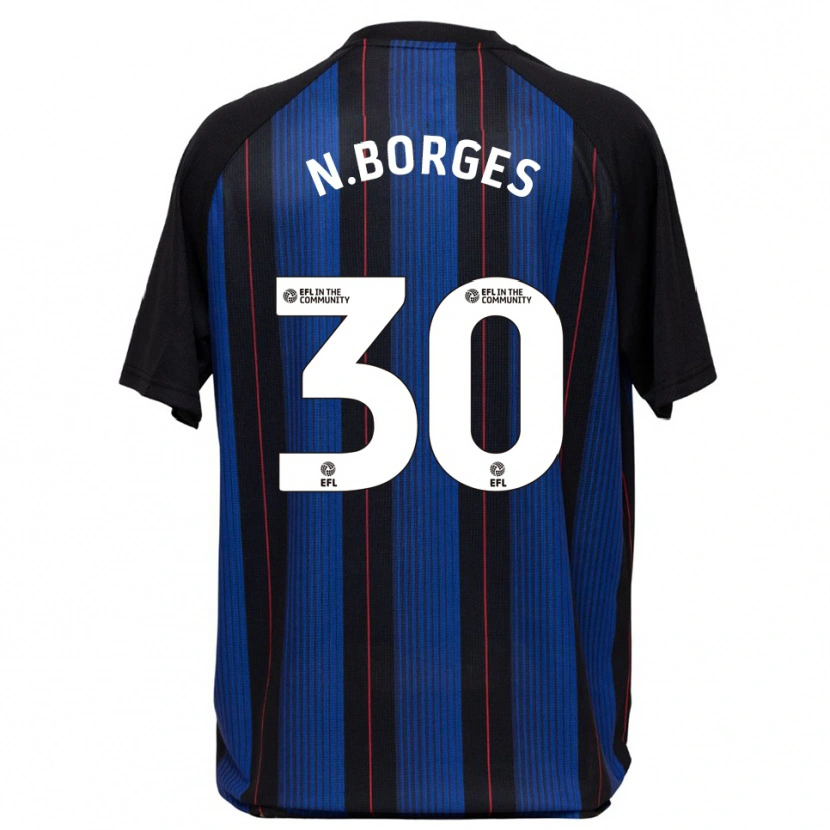 Danxen Homem Camisola Neto Borges #30 Azul Preto Alternativa 2025/26 Camisa Brasil