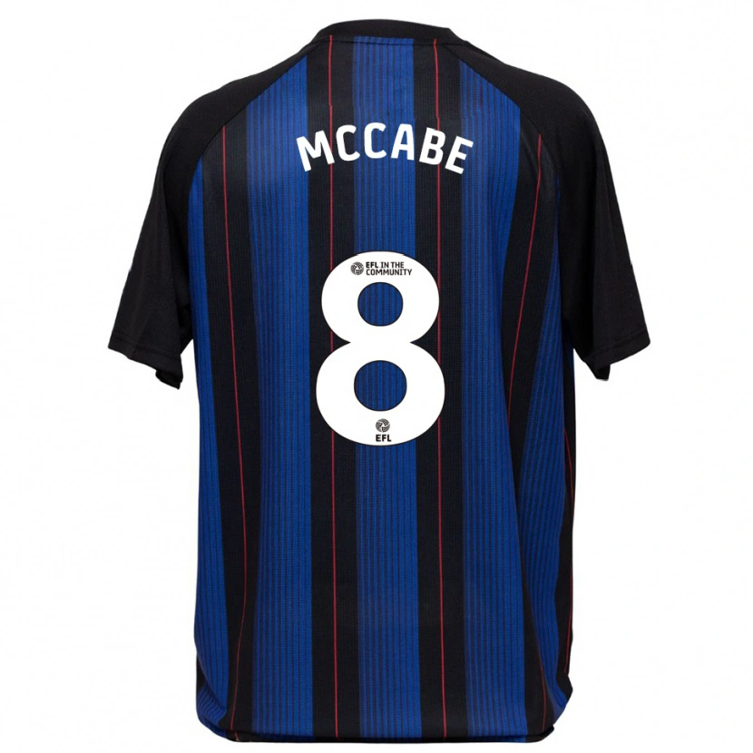 Danxen Homem Camisola Iain Mccabe #8 Azul Preto Alternativa 2025/26 Camisa Brasil