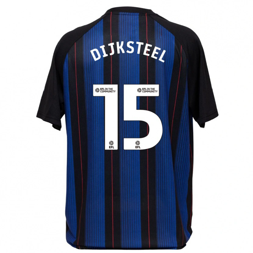 Danxen Homem Camisola Anfernee Dijksteel #15 Azul Preto Alternativa 2025/26 Camisa Brasil