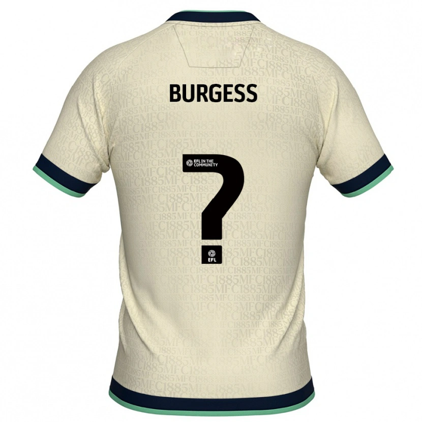 Danxen Homem Camisola Billy Burgess #0 Champagne Azul Marinho Alternativa 2025/26 Camisa Brasil