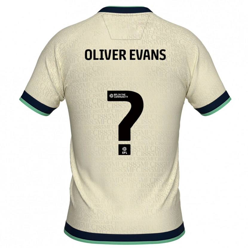 Danxen Homem Camisola Oliver Evans #0 Champagne Azul Marinho Alternativa 2025/26 Camisa Brasil