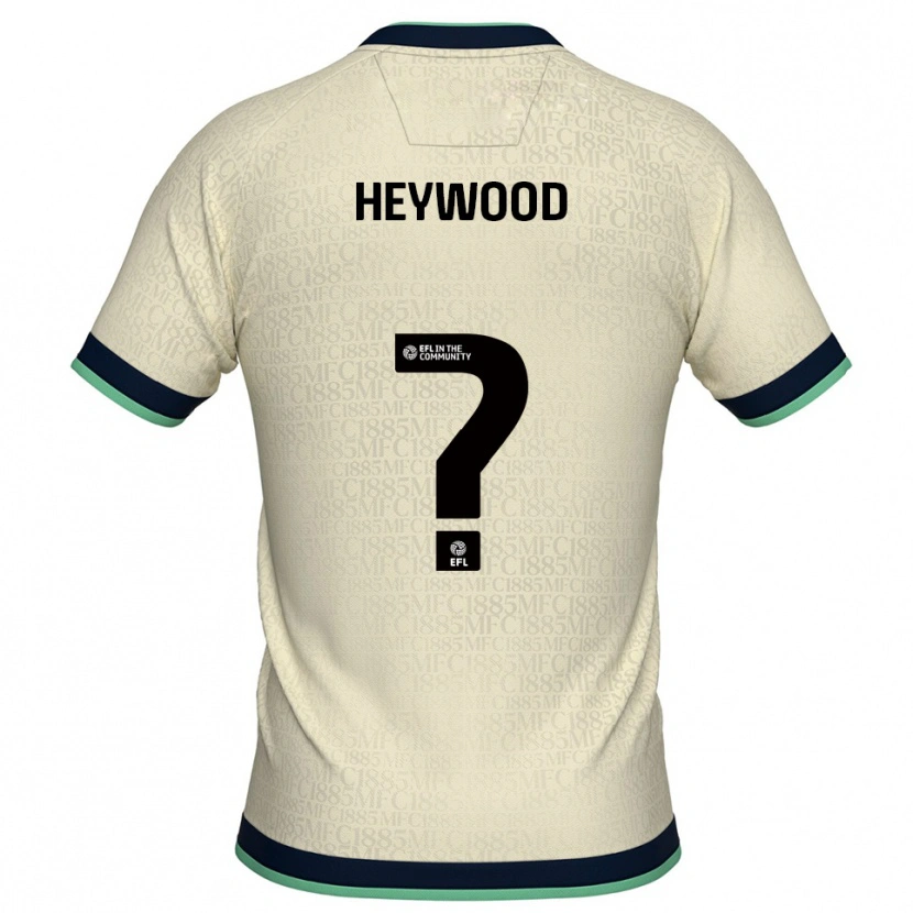 Danxen Homem Camisola Kavalli Heywood #0 Champagne Azul Marinho Alternativa 2025/26 Camisa Brasil