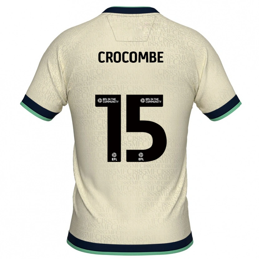 Danxen Homem Camisola Max Crocombe #15 Champagne Azul Marinho Alternativa 2025/26 Camisa Brasil