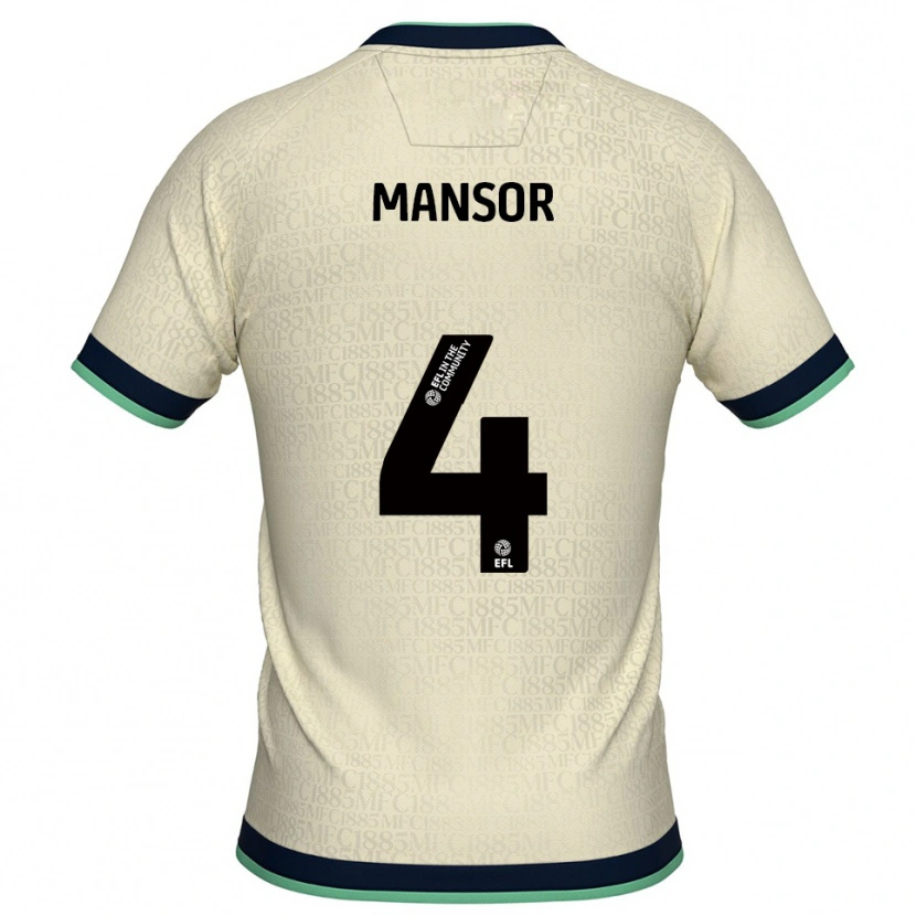 Danxen Homem Camisola Elias Mansor #4 Champagne Azul Marinho Alternativa 2025/26 Camisa Brasil