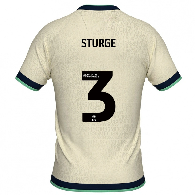 Danxen Homem Camisola Zak Sturge #3 Champagne Azul Marinho Alternativa 2025/26 Camisa Brasil