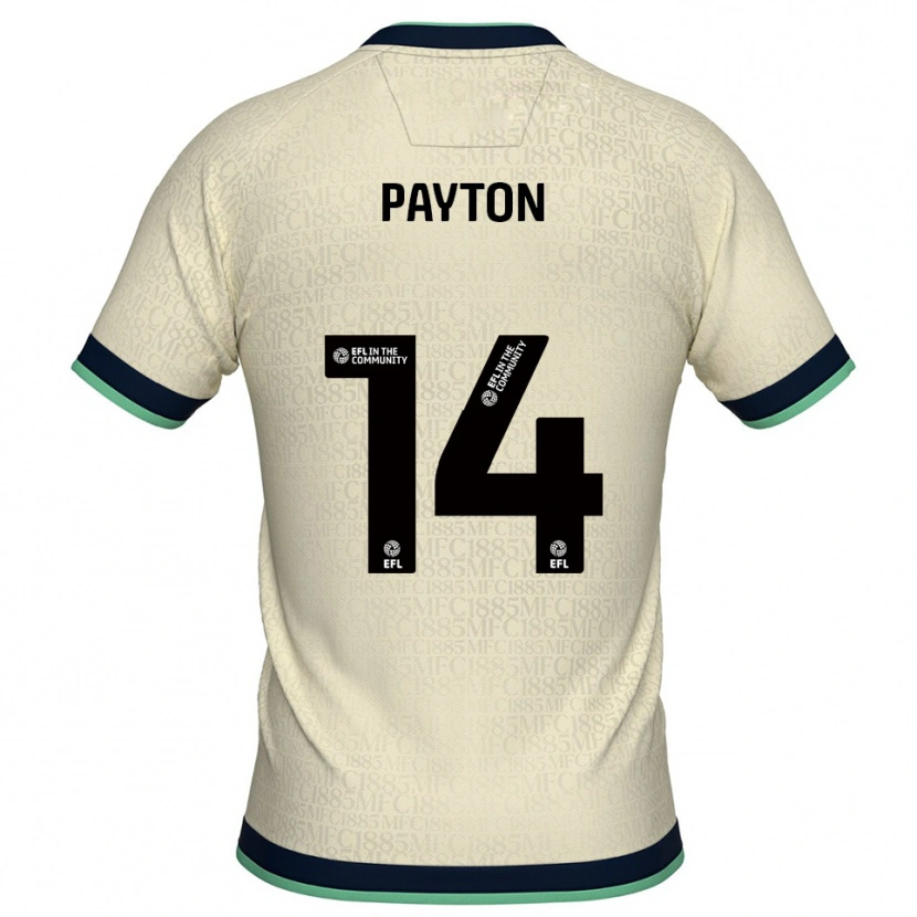 Danxen Homem Camisola Edward Payton #14 Champagne Azul Marinho Alternativa 2025/26 Camisa Brasil