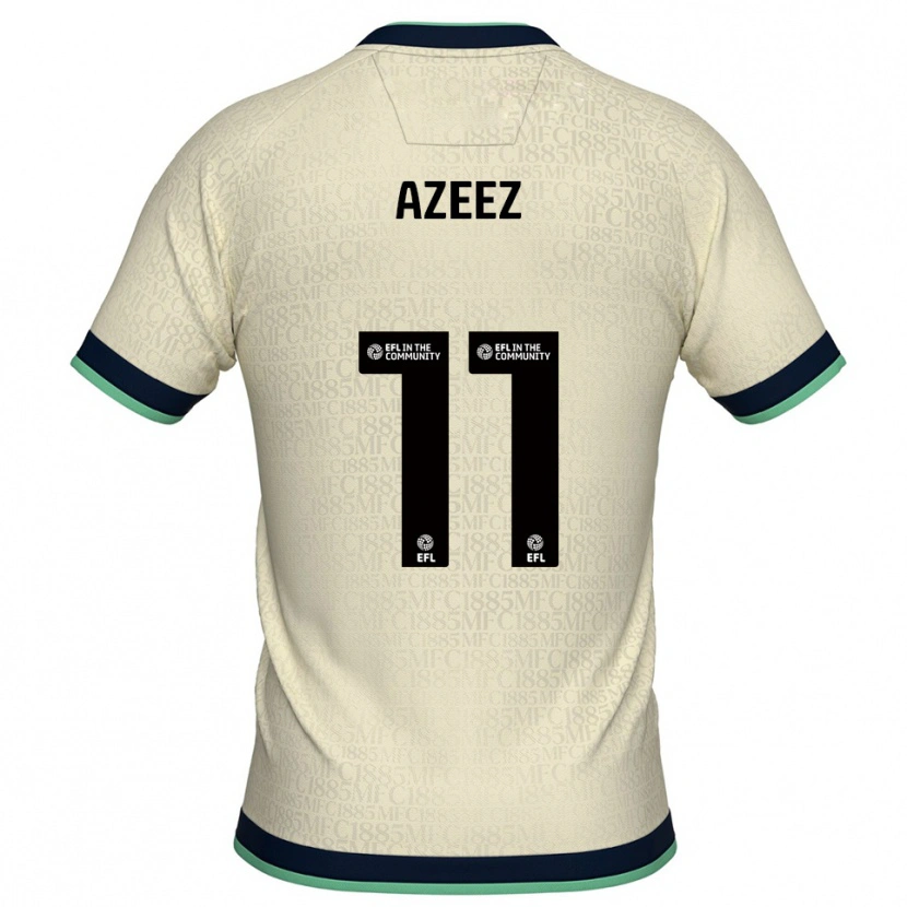 Danxen Homem Camisola Femi Azeez #11 Champagne Azul Marinho Alternativa 2025/26 Camisa Brasil