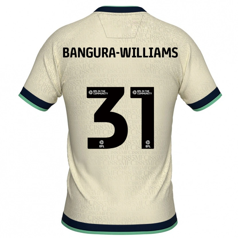 Danxen Homem Camisola Ra'ees Bangura-Williams #31 Champagne Azul Marinho Alternativa 2025/26 Camisa Brasil
