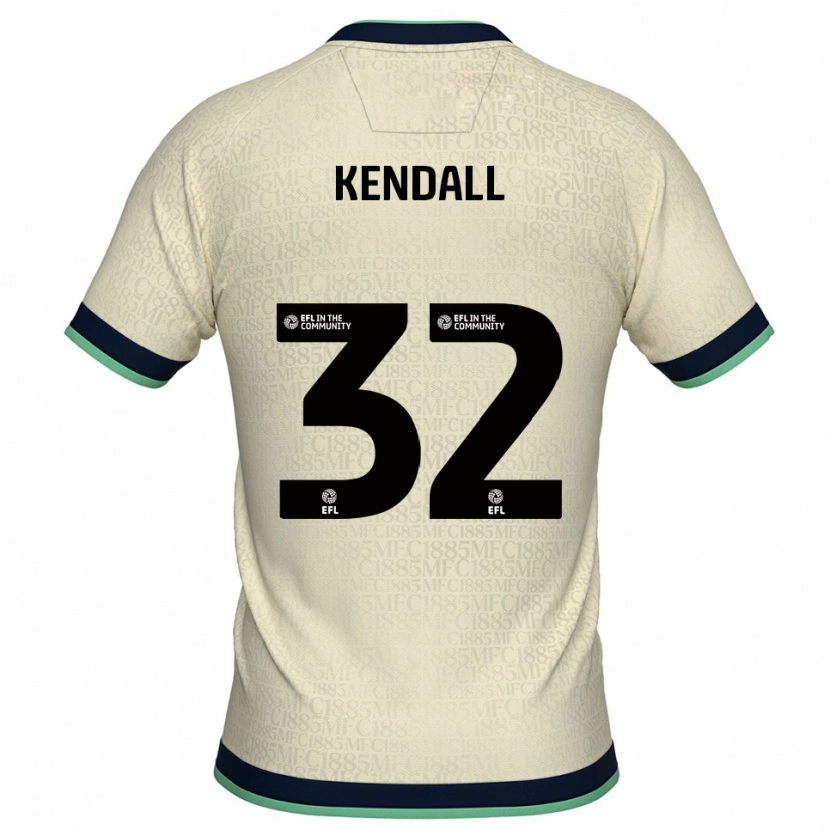 Danxen Homem Camisola Sheldon Kendall #32 Champagne Azul Marinho Alternativa 2025/26 Camisa Brasil