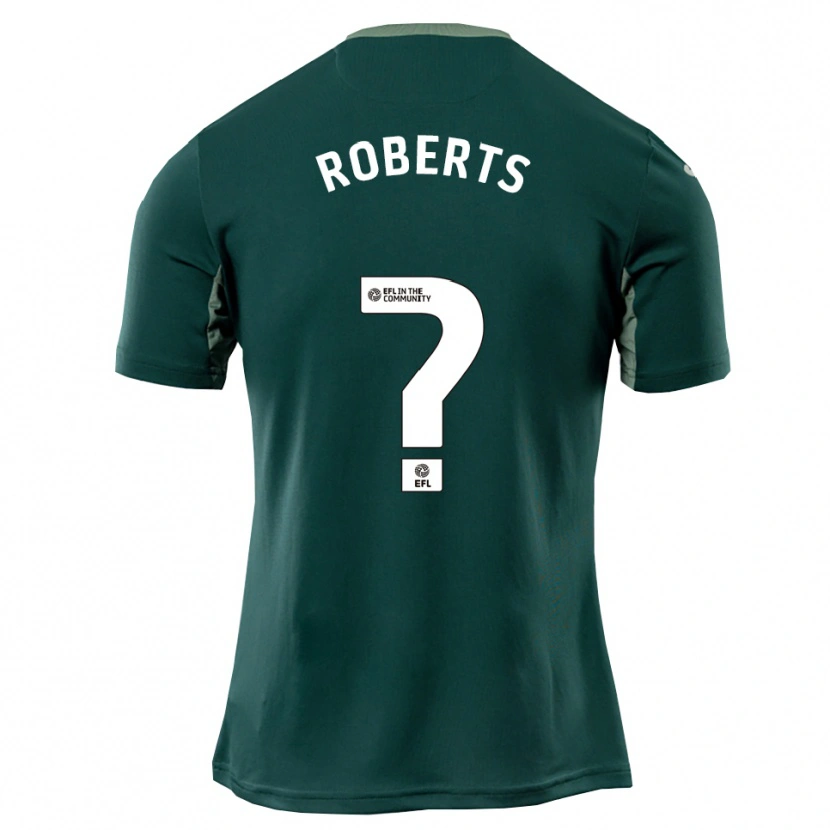 Danxen Homem Camisola Alex Roberts #0 Verde Branco Roxo Alternativa 2025/26 Camisa Brasil