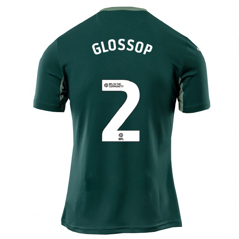 Danxen Homem Camisola Jake Glossop #2 Verde Branco Roxo Alternativa 2025/26 Camisa Brasil