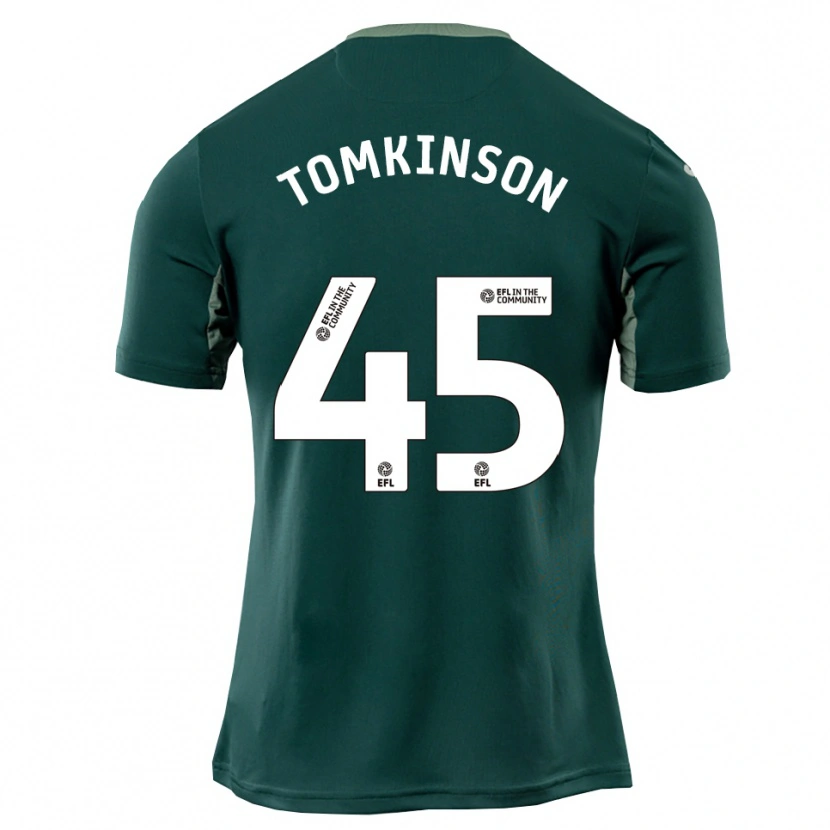 Danxen Homem Camisola Jonathan Tomkinson #45 Verde Branco Roxo Alternativa 2025/26 Camisa Brasil