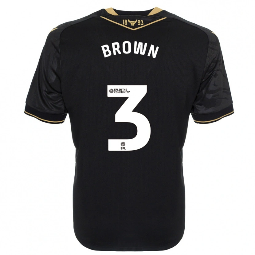 Danxen Homem Camisola Ciaron Brown #3 Preto Dourado Alternativa 2025/26 Camisa Brasil