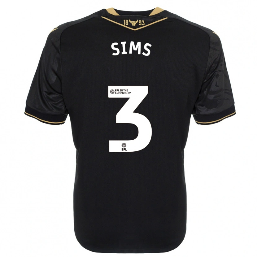 Danxen Homem Camisola Gemma Sims #3 Preto Dourado Alternativa 2025/26 Camisa Brasil