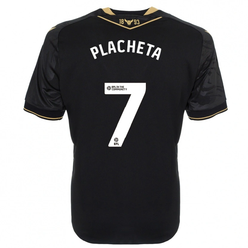 Danxen Homem Camisola Przemyslaw Placheta #7 Preto Dourado Alternativa 2025/26 Camisa Brasil