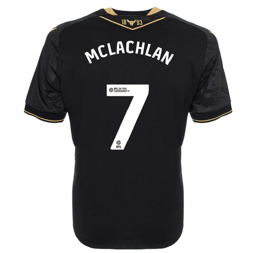 Danxen Homem Camisola Daisy Mclachlan #7 Preto Dourado Alternativa 2025/26 Camisa Brasil