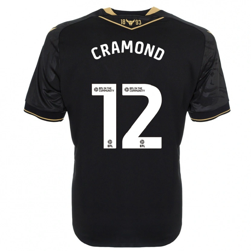 Danxen Homem Camisola Charlie Cramond #12 Preto Dourado Alternativa 2025/26 Camisa Brasil