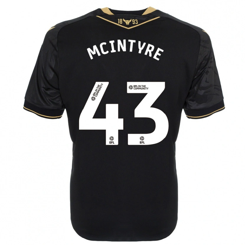 Danxen Homem Camisola Richard Mcintyre #43 Preto Dourado Alternativa 2025/26 Camisa Brasil