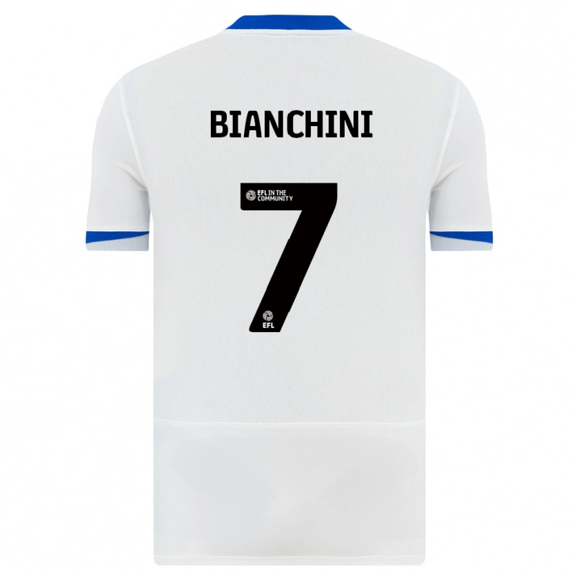 Danxen Homem Camisola Florian Bianchini #7 Branco Preto Alternativa 2025/26 Camisa Brasil