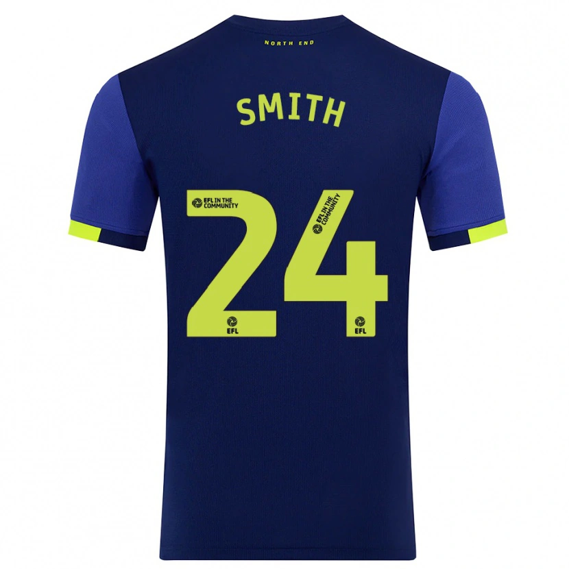 Danxen Homem Camisola Michael Smith #24 Azul Marinho Amarelo Alternativa 2025/26 Camisa Brasil
