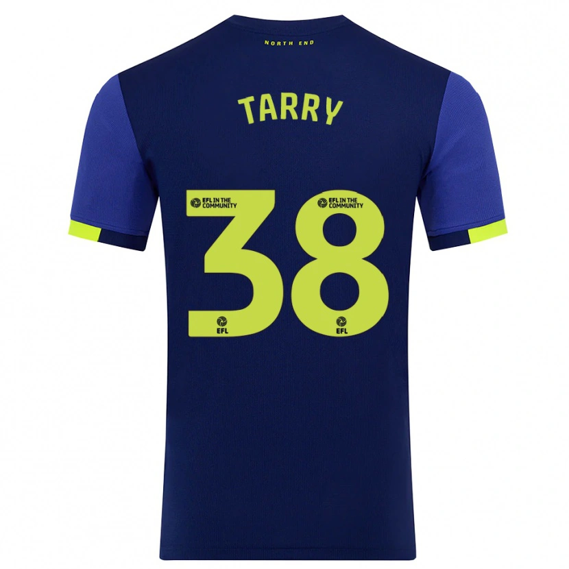 Danxen Homem Camisola Troy Tarry #38 Azul Marinho Amarelo Alternativa 2025/26 Camisa Brasil