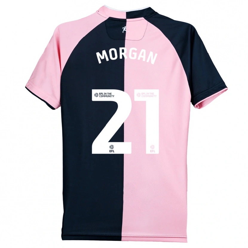 Danxen Homem Camisola Kieran Morgan #21 Rosa Preto Alternativa 2025/26 Camisa Brasil