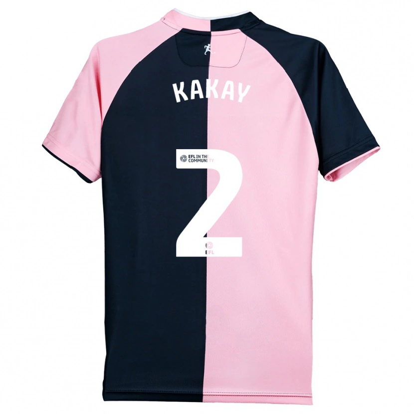 Danxen Homem Camisola Osman Kakay #2 Rosa Preto Alternativa 2025/26 Camisa Brasil