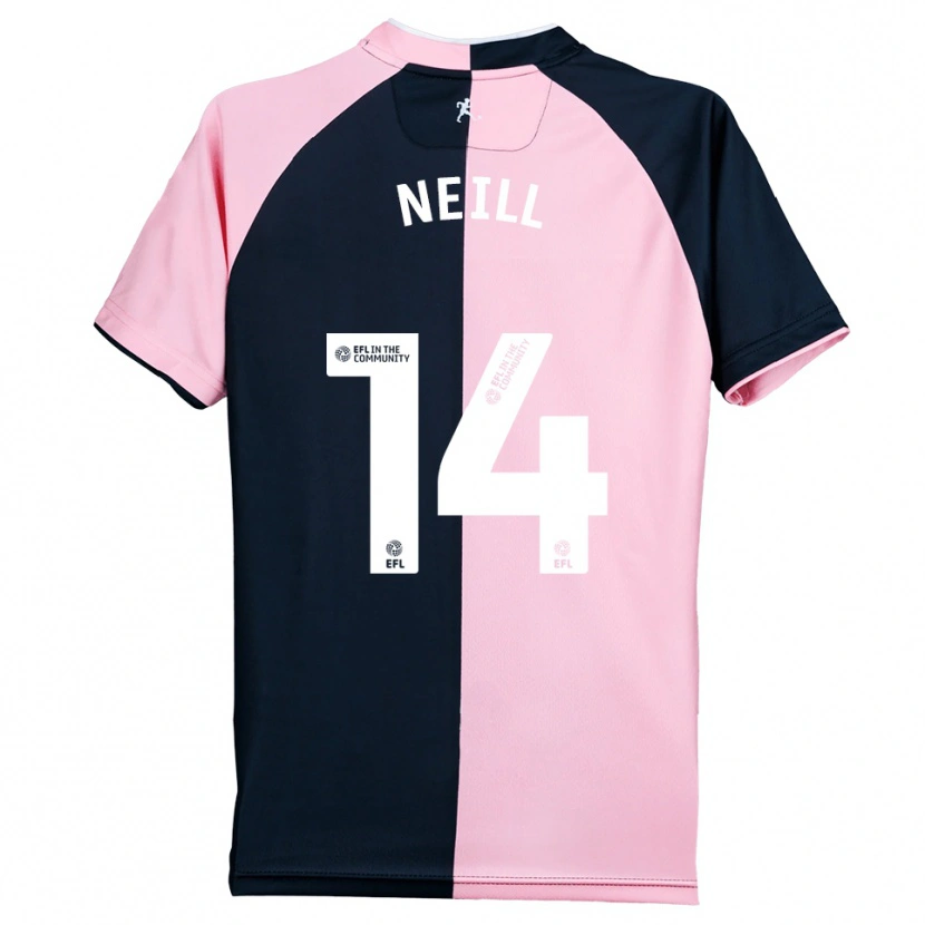 Danxen Homem Camisola Fraser Neill #14 Rosa Preto Alternativa 2025/26 Camisa Brasil